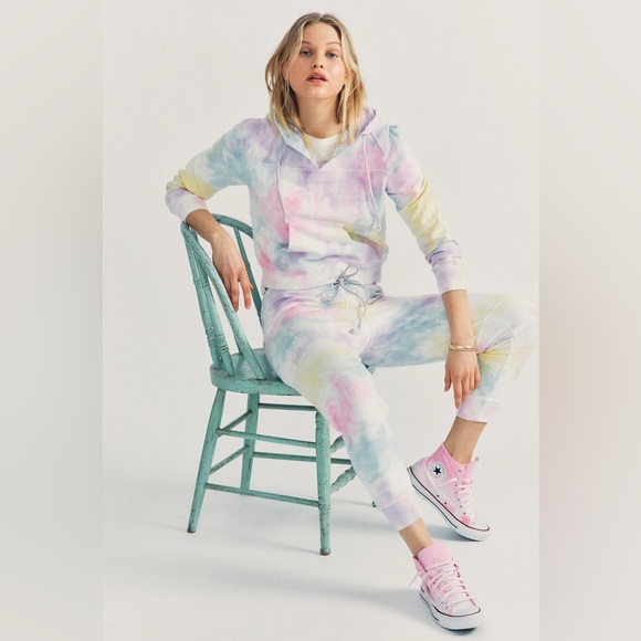 Loveshackfancy cotton terry Kirby Hoodie Etty jogger set xs-s